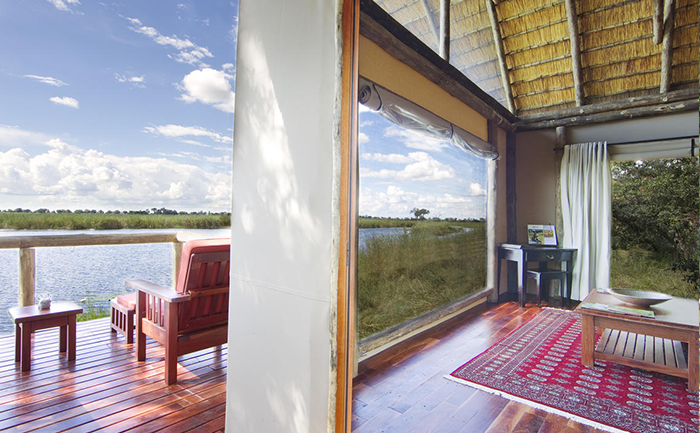 View from the deck at Kwando Lagoon Camp - with Southern Destinations