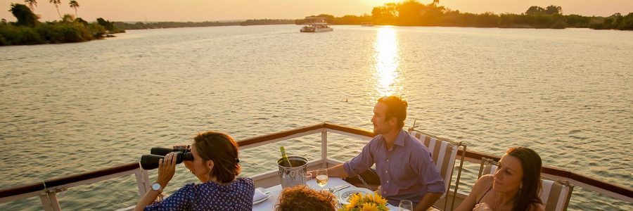 Sunset Dinner Cruise at Victoria Falls